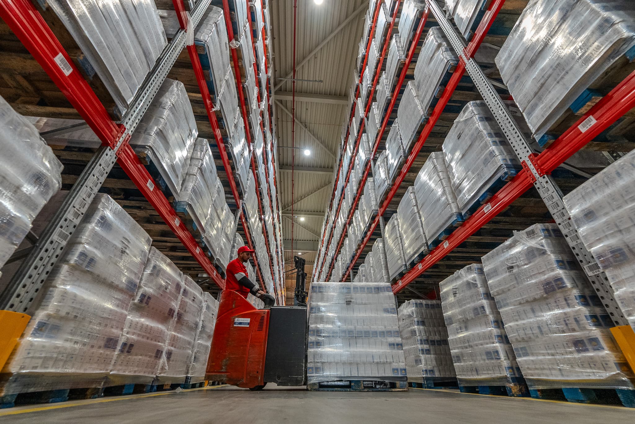 склад мотокар палета